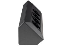 4-fach Steckdosenblock, USB-A+C, anthrazit 250V~/ 16A, Aufbaumontage, USB 3,1A, PD