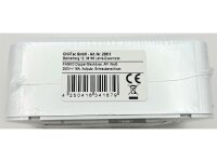 FASKO Doppel-Steckdose, AP, Weiß 250V~/ 16A, Aufputz, Schraubanschluss