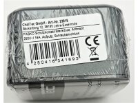 FASKO Schutzkontakt-Steckdose, Anthrazit 250V~/ 16A, Aufputz, Schraubanschluss