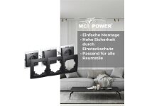 Rahmen McPower Flair, 3-fach, matt schwarz