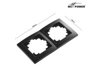 Rahmen McPower Flair, 2-fach, matt schwarz