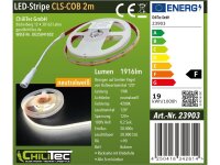 LED-Stripe "CLS-COB V2" 2m, neutralweiß 12V, 19W,  1916 Lumen