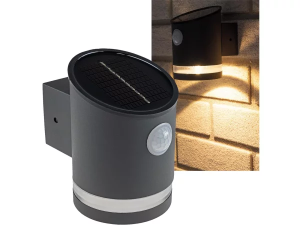 LED Solar Wandleuchte "SWL 119-A" PIR...