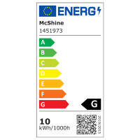 LED-Außenstrahler McShine "SMD-Slim" 10W,...